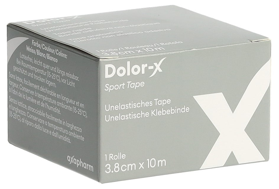 DOLOR-X Kinesio Tape Sport 3.8 cm x 10 m Blanc Soutien Musculaire