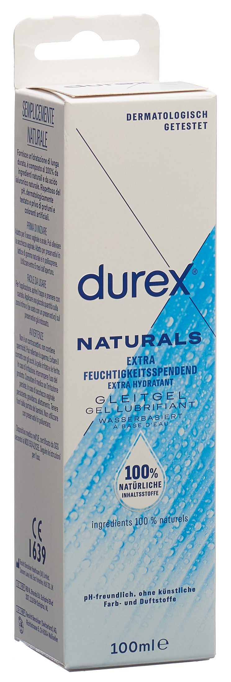 DUREX Naturals Gel Lubrifiant Extra Hydratant 100 ml