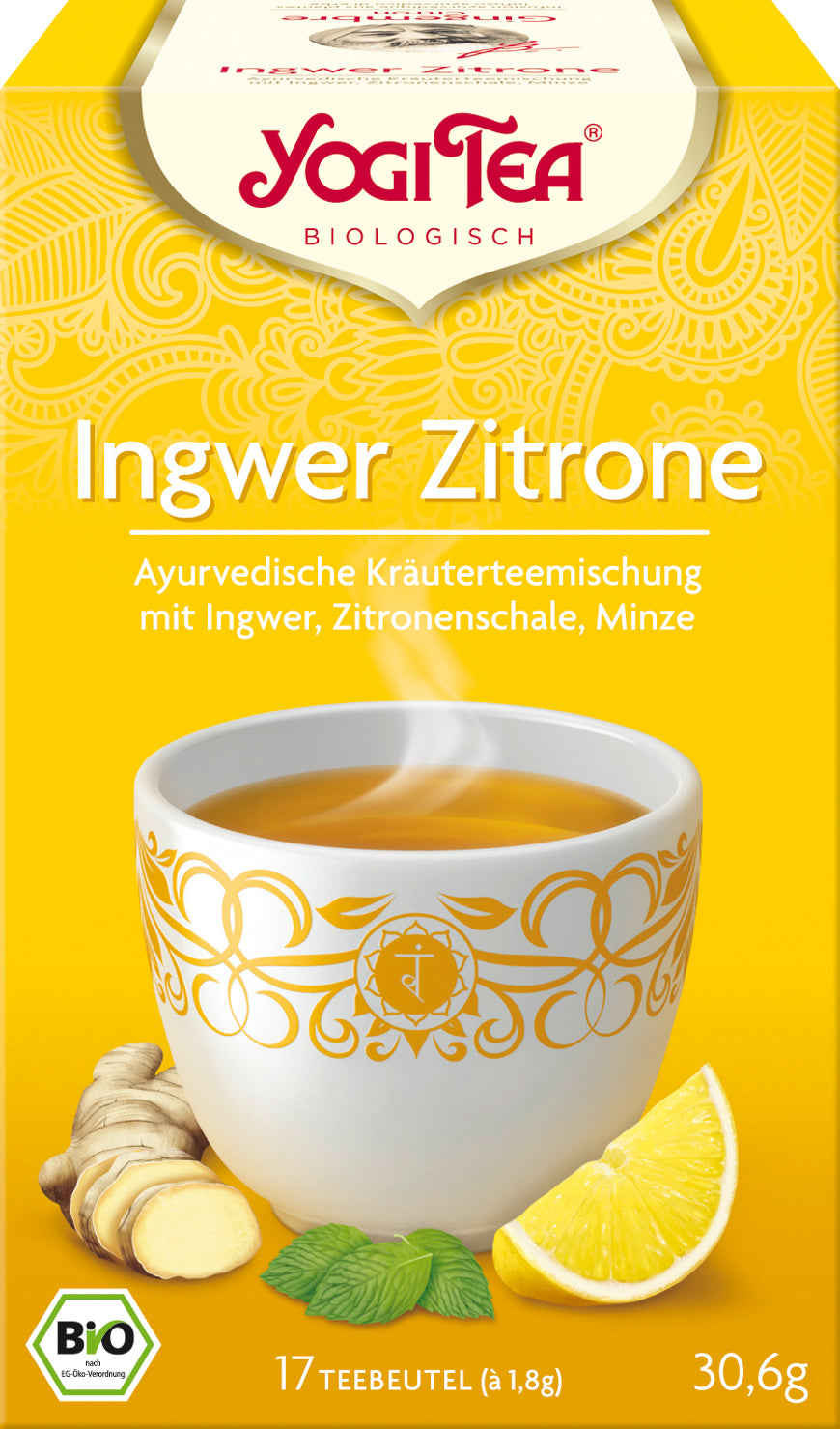 YOGI TEA Gingembre Citron Thé 17 sach 1.8 g