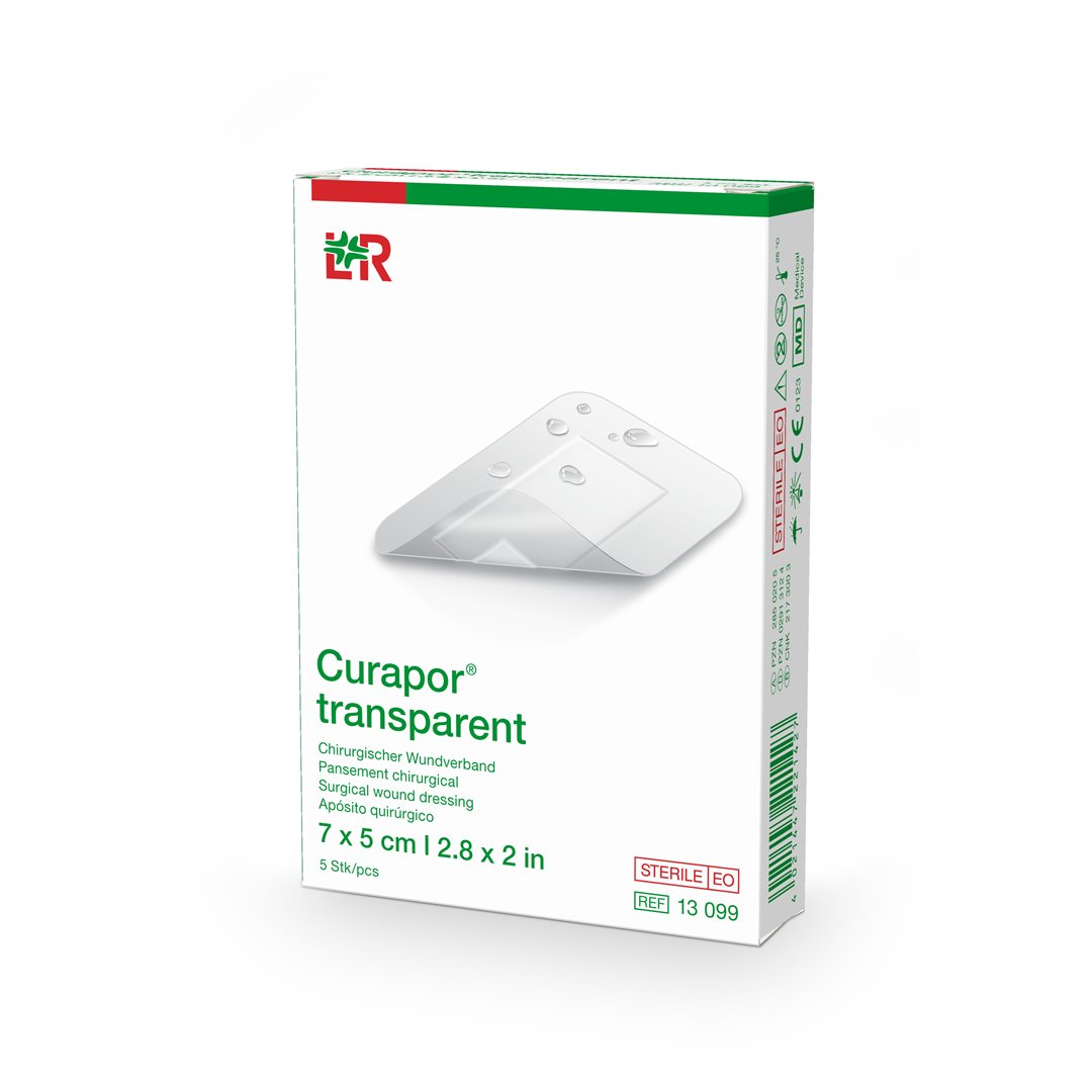 CURAPOR Pansement Adhésif Transparent 7 x 5 cm | Soin Cicatrice Idéal