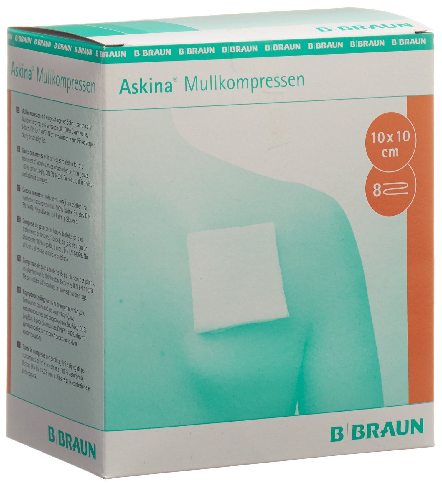 Askina Compresses de Gaze Stériles 10x10cm | Soin Essentiel