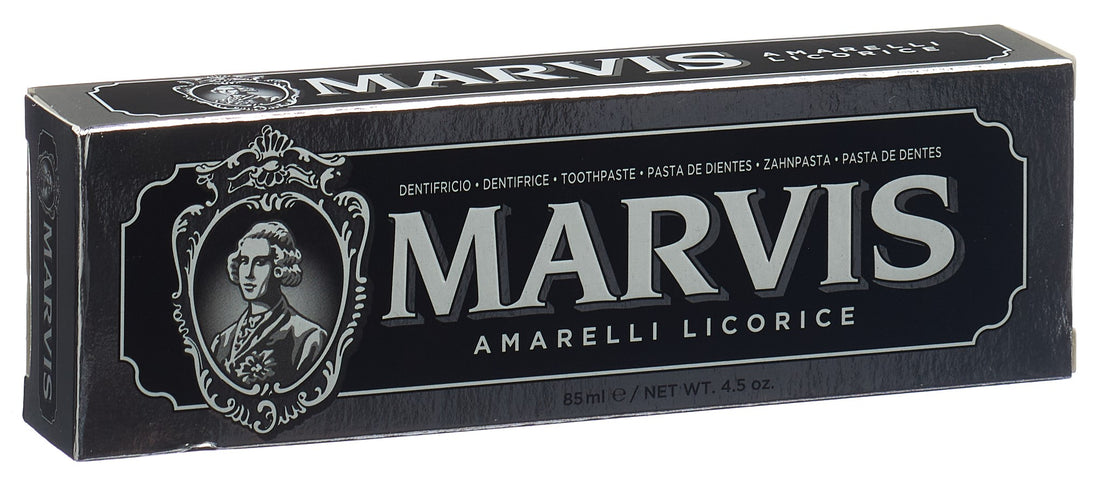 MARVIS Amarelli Réglisse Menthe Dentifrice Fraîcheur Intense | 85 ml