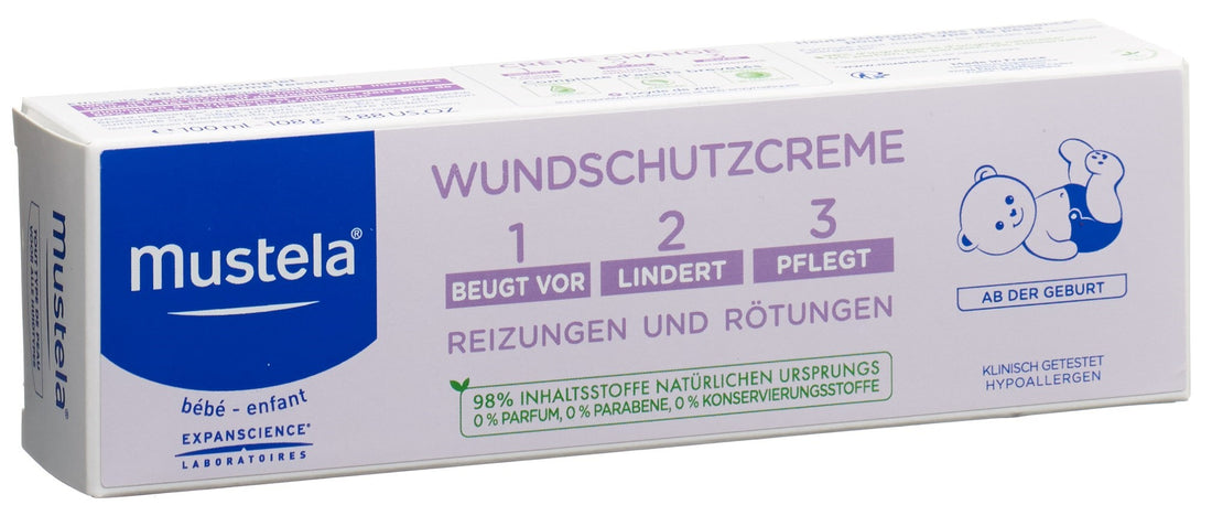 Mustela Bébé 1 2 3 Crème Change Anti-Rougeurs 100 ml