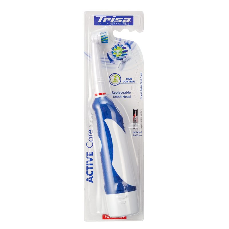 TRISA Active Care Brosse à Dents Électrique Adulte | Nettoyage Profond