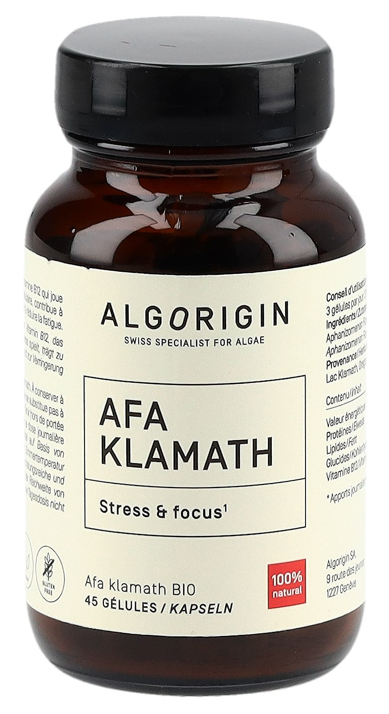 ALGORIGIN AFA Klamath caps fl verre 45 pce