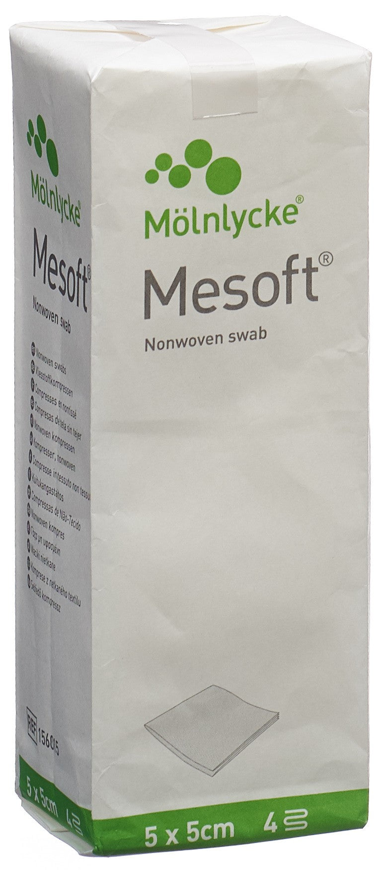 MESOFT NW Compresses Stériles 5x5cm | Lot de 100 Pièces