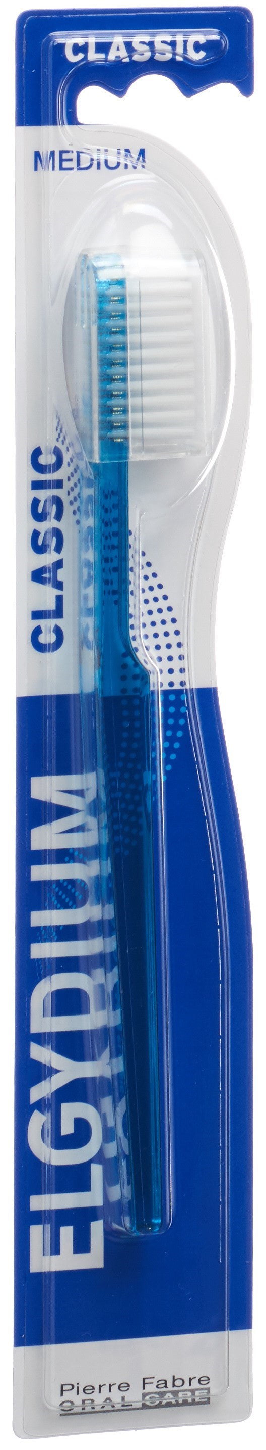 ELGYDIUM Classic Brosse à Dents Adulte Medium - Soin Efficace | 1 Brosse