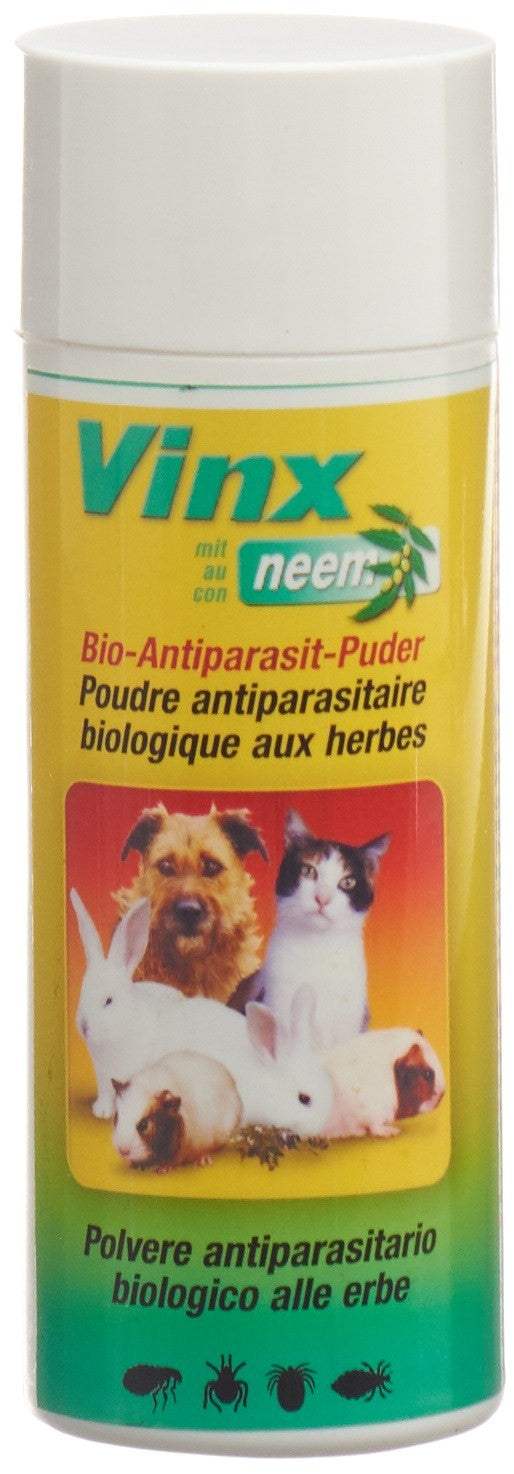 VINX poudre antipar neem petits animaux 100 g