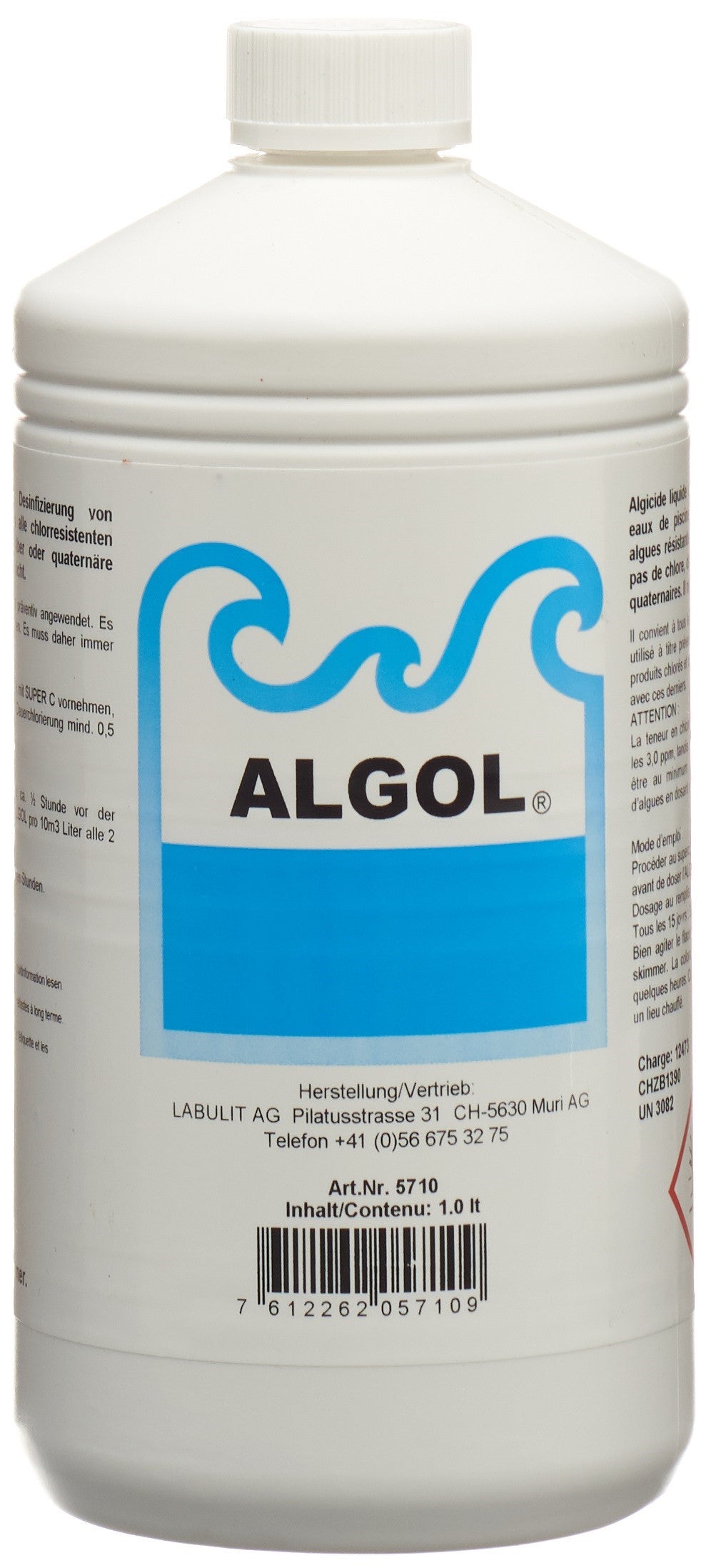 ALGOL Algues Liquide 1 L - Protection Efficace | Traitement Anti-Algues