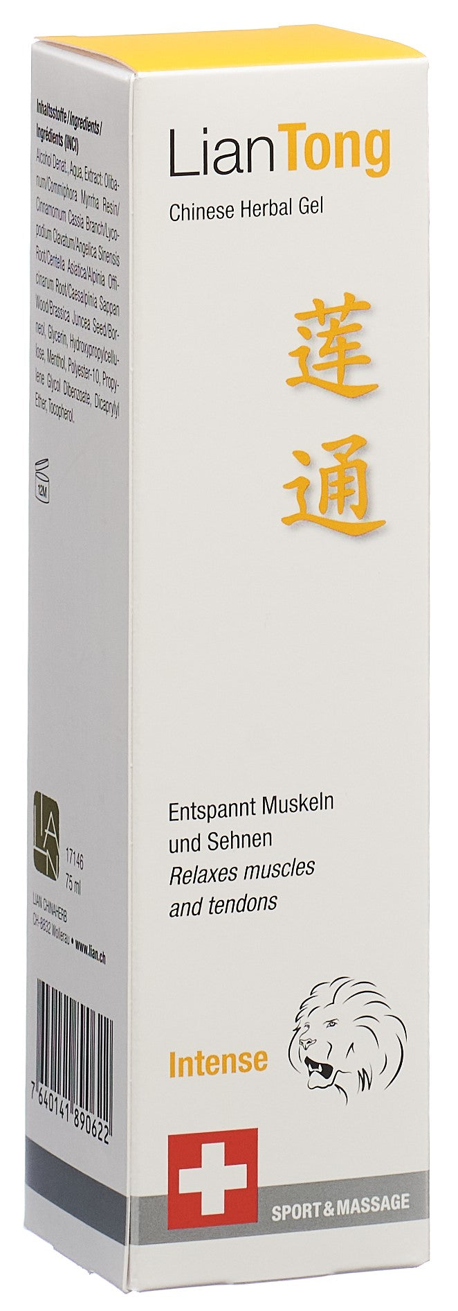 LIANTONG Gel Intense Douleur Musculaire | 75 ml