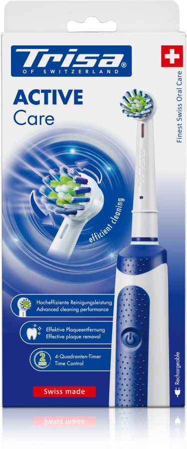 TRISA Active Care Brosse à Dents Électrique Blanche | Soin Buccal