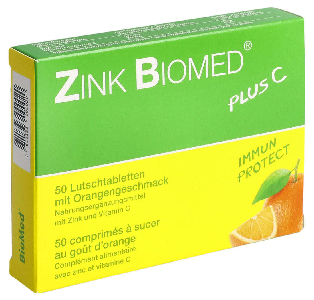 ZINK BIOMED plus C cpr sucer orange 50 pce