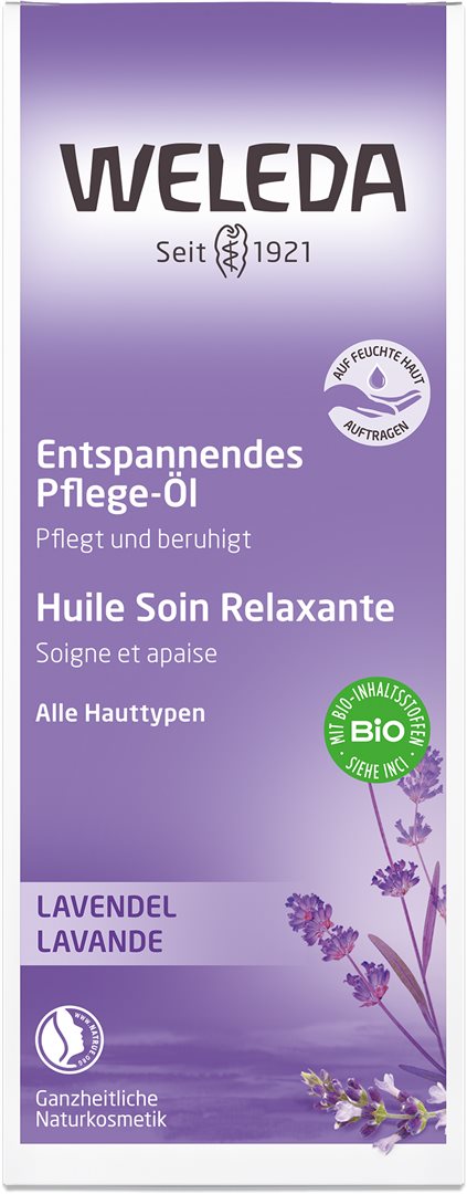 WELEDA huile soin relaxante lavande 100 ml