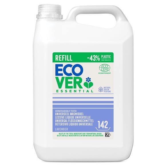 ECOVER Lessive Liquide Universelle Lavan 5L | Nettoyage Efficace