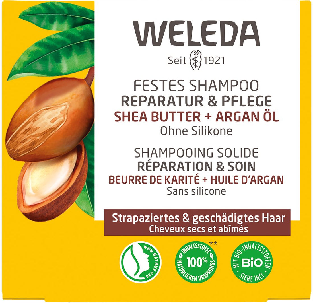 WELEDA shampoo solide réparation&amp;soin 50 g