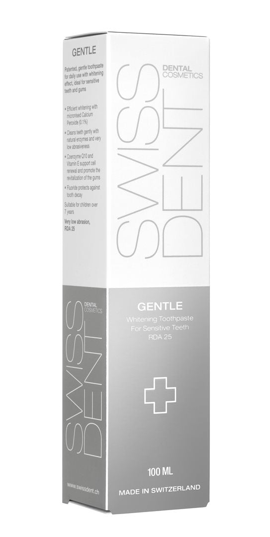 SWISSDENT Gentle Dentifrice Soin Blancheur | Tube 100 ml