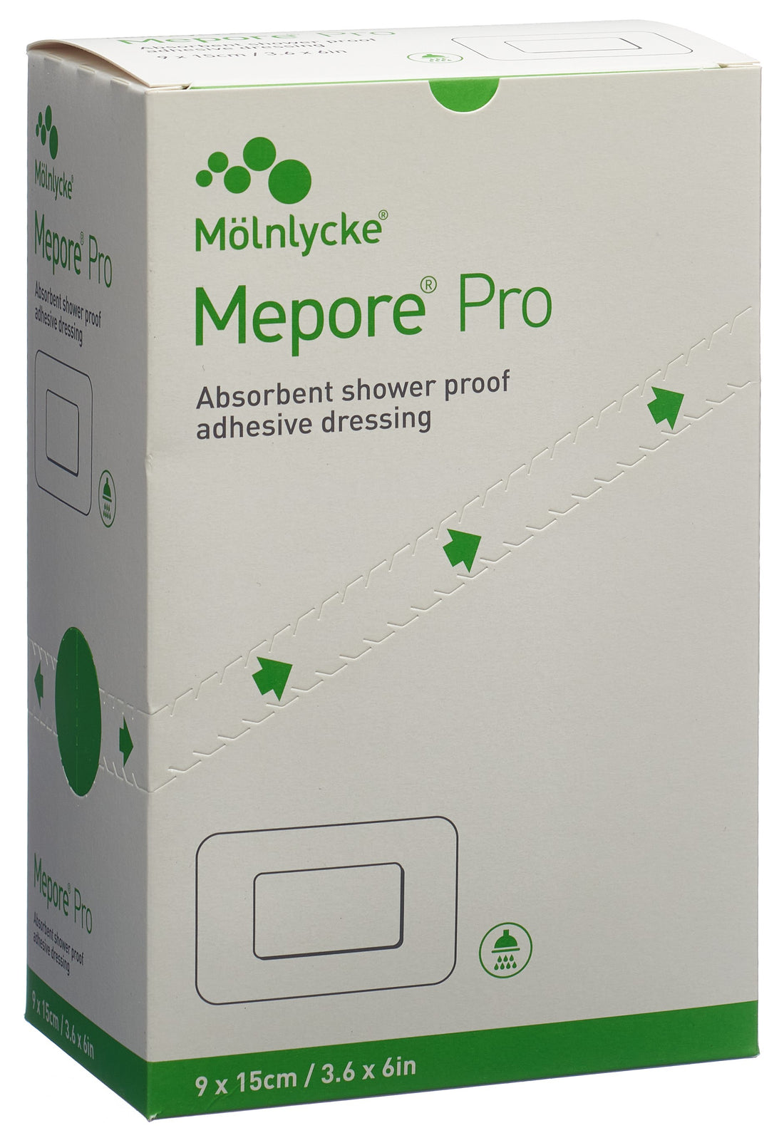 MEPORE PRO Pansement 15x9cm | Coussin 9x5cm | 40 Pièces