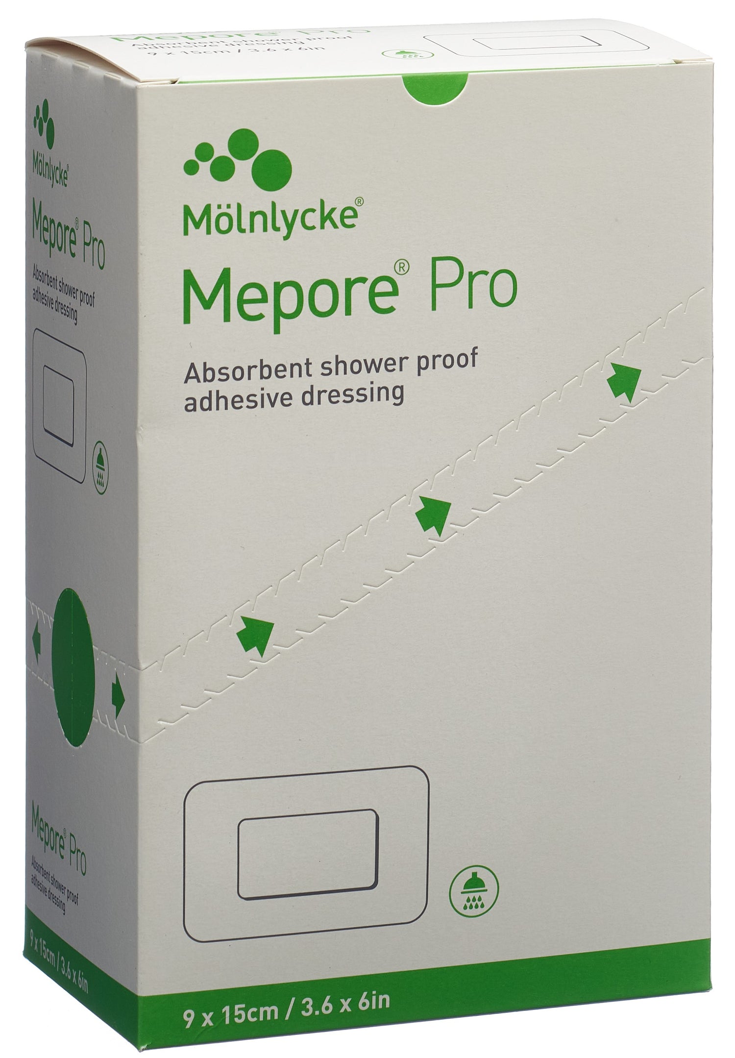 MEPORE PRO Pansement 15x9cm | Coussin 9x5cm | 40 Pièces