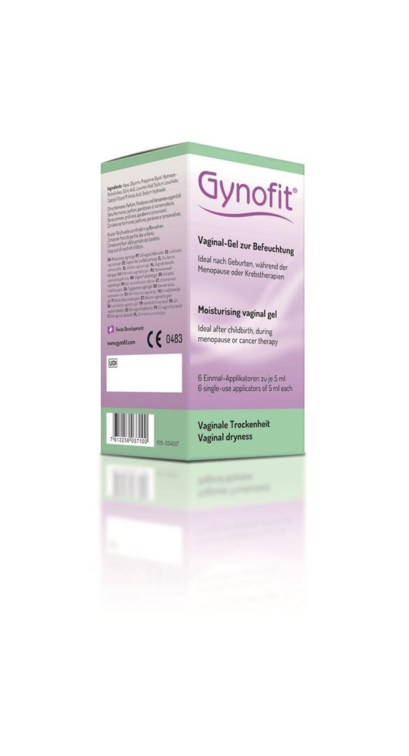 GYNOFIT Gel Hydratant Vaginal Confort Intime 6 Unidoses 5 ml