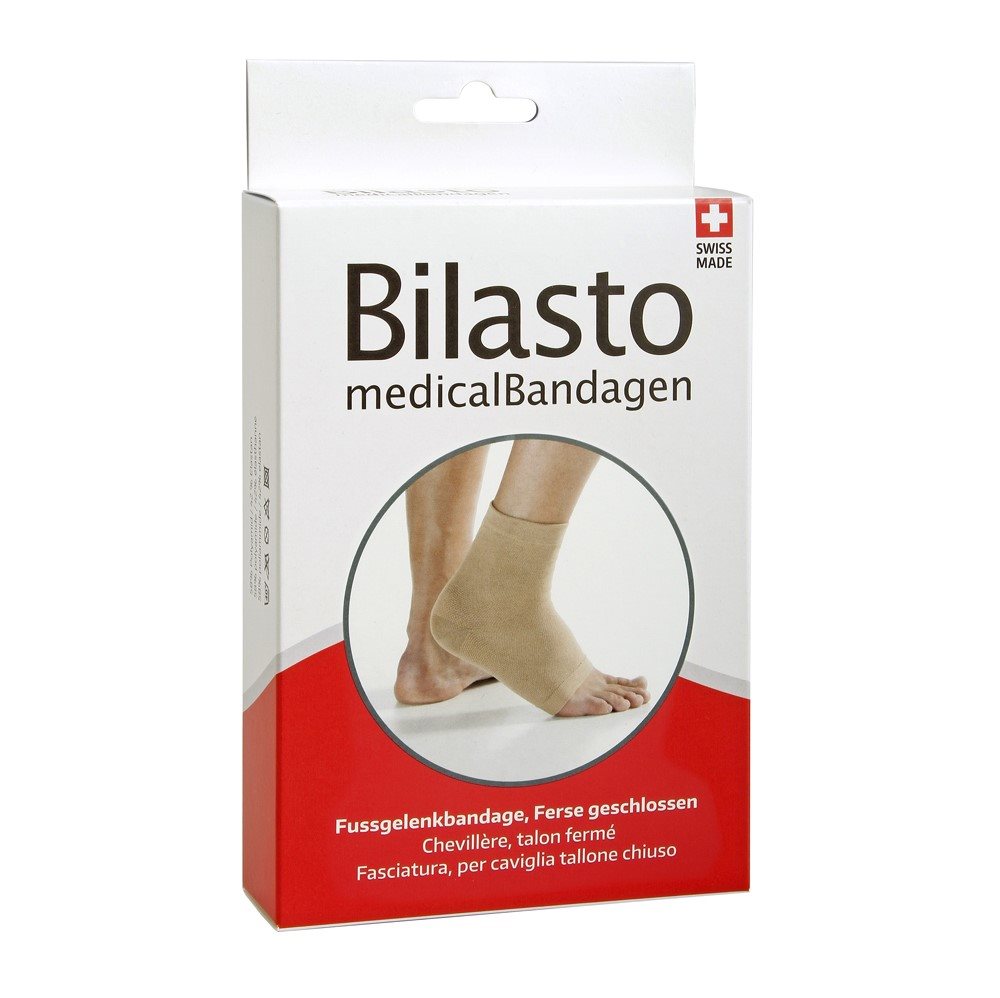 Bilasto Chevillère Talon Fermé Beige Confort &amp; Soutien | Taille L
