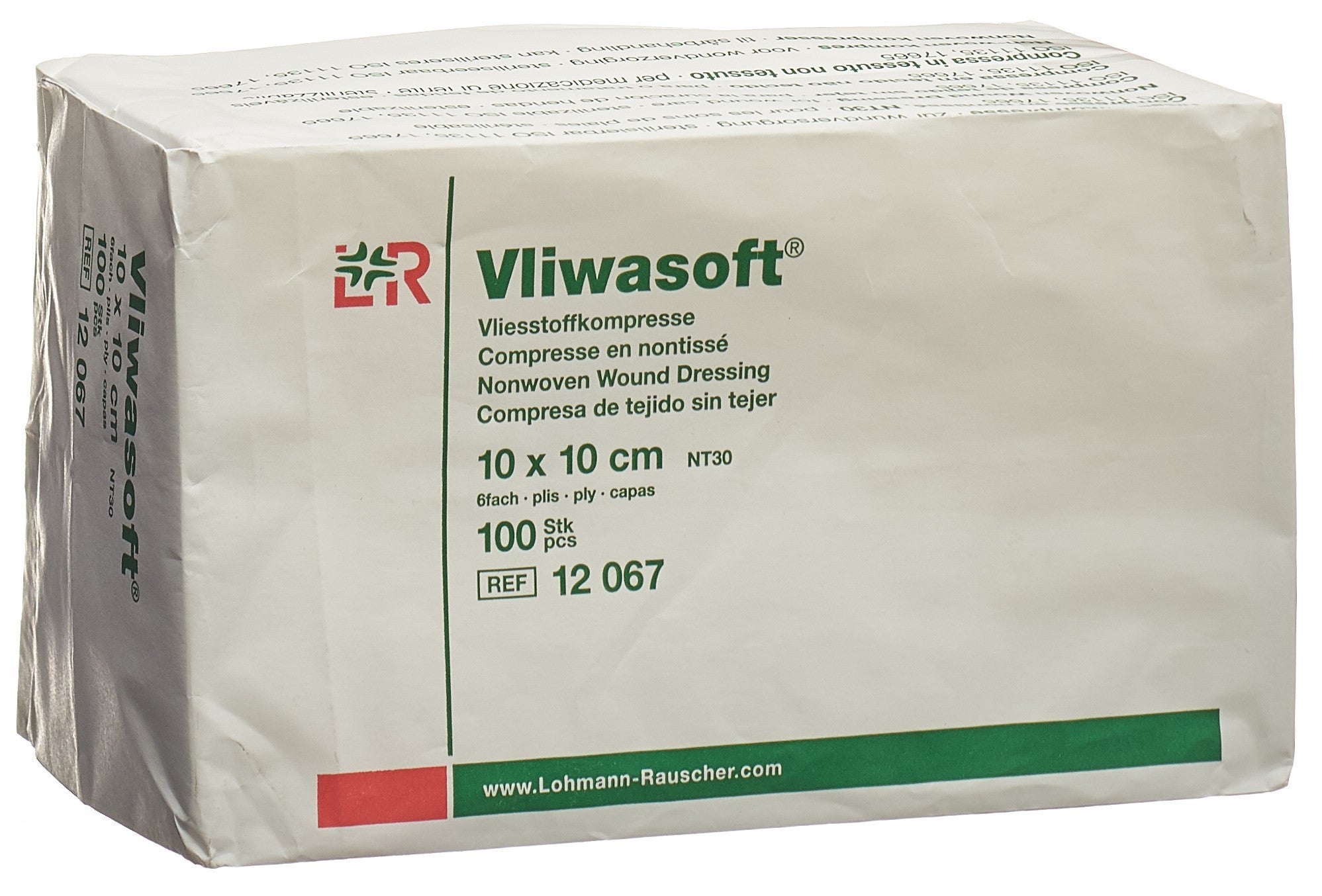 VLIWASOFT fibre n-tiss 10x10cm 6 c sach 100 pce