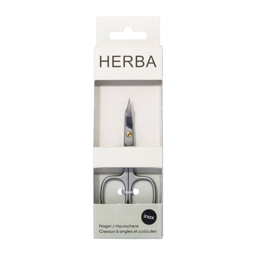 HERBA TOP Ciseaux Professionnels Ongles et Cuticules Inox 5503 | Précision