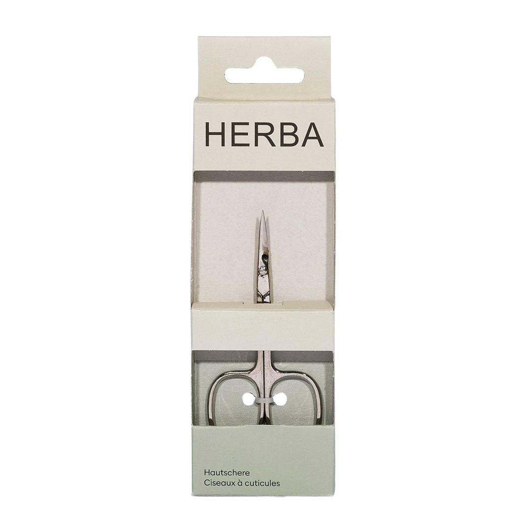 HERBA Ciseaux Dermatologiques Courbés 9cm pour Peau | Instrument Chirurgical Précis