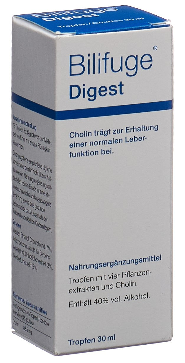Bilifuge Digestion Gouttes 30 ml Soulagement Digestif | Complément Alimentaire
