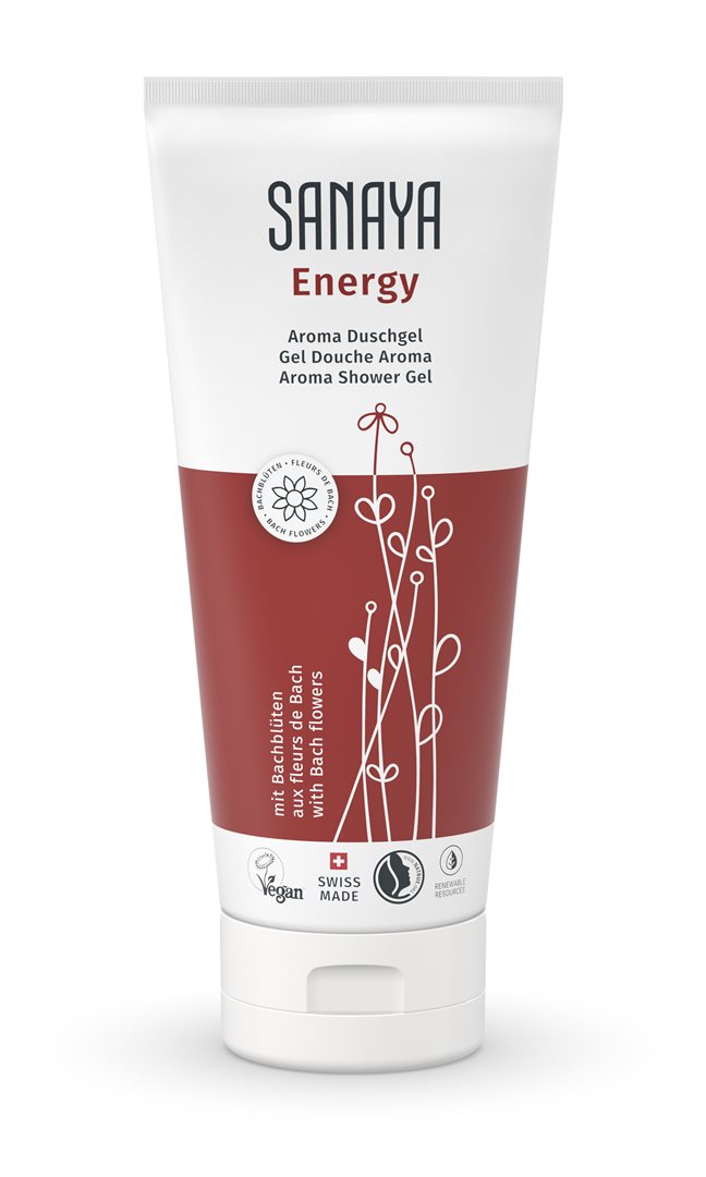 SANAYA Gel Douche Energy 200 ml | Revitalisant &amp; Tonifiant