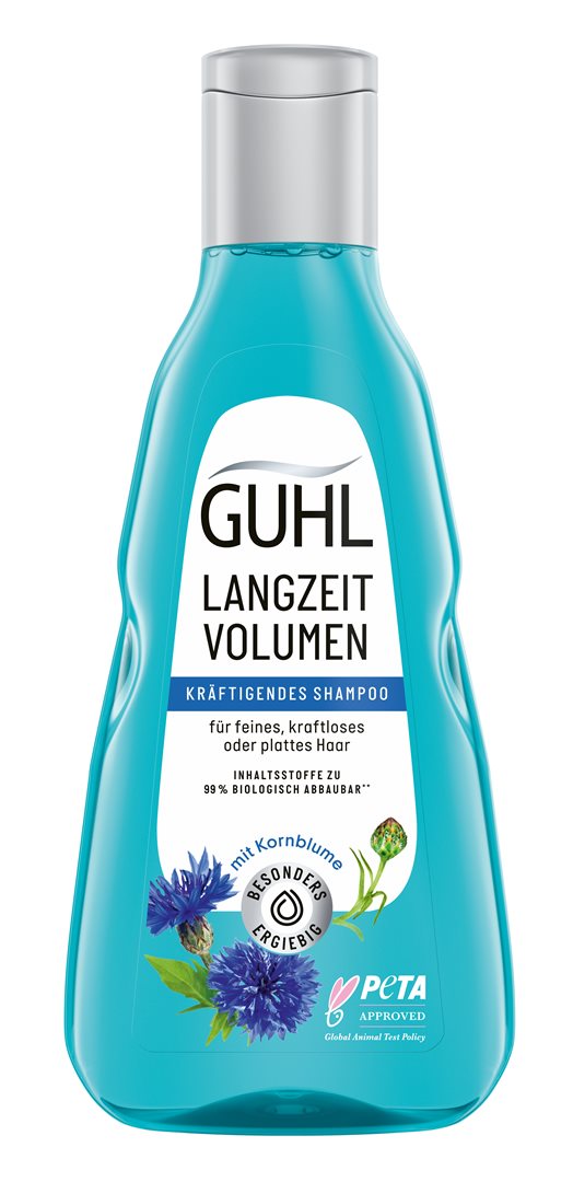 GUHL Langzeit Volumen Shampoo Kraftvolles Haar | 250 ml