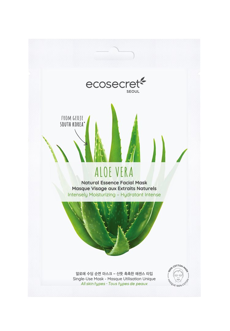 ECOSECRET Masque Visage Intense Aloe Vera Hydratant 20 ml