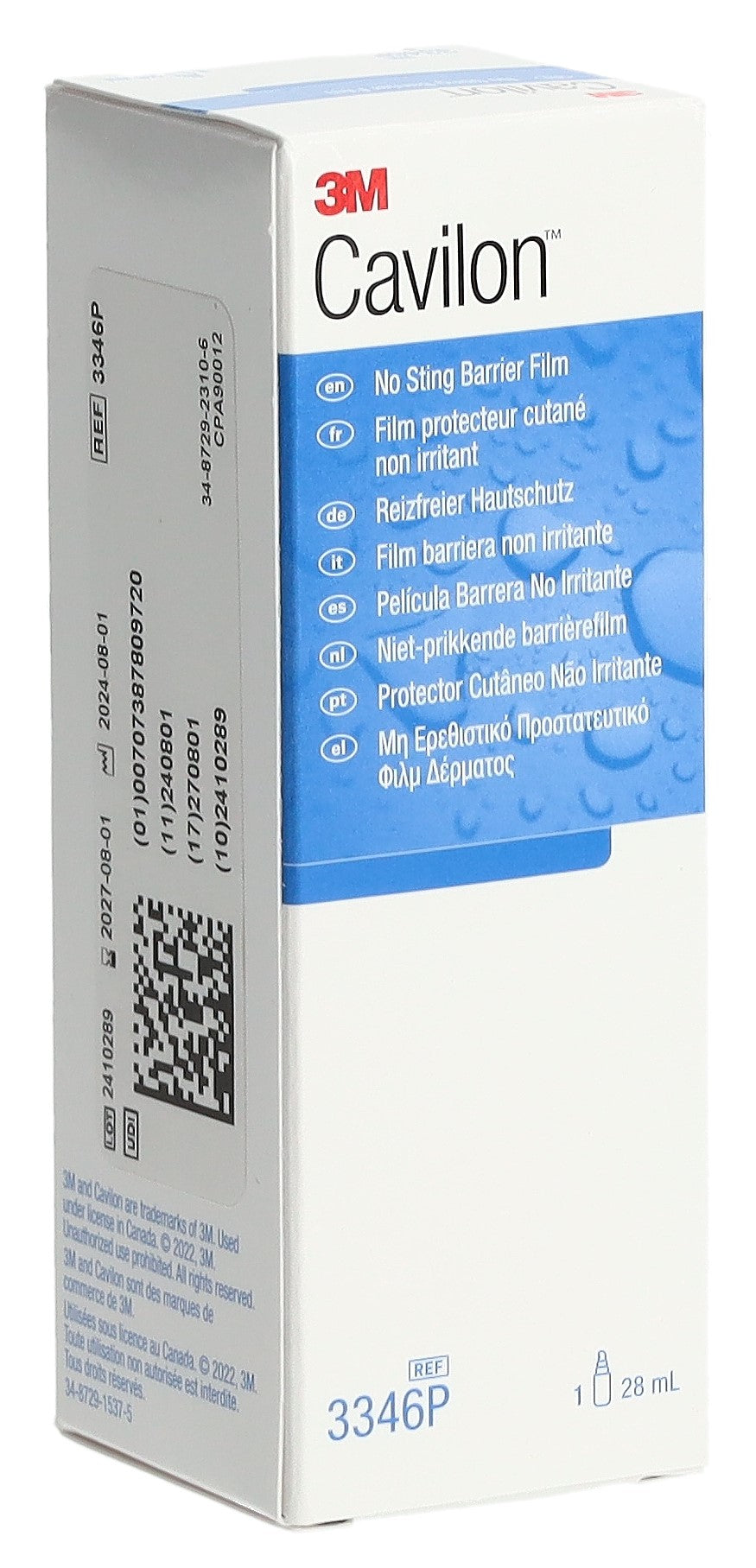 3M CAVILON protect peau a notice emball (n) 28 ml