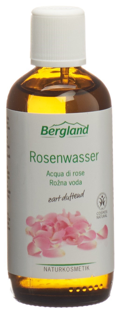 Bergland Eau de Rose Bio 100 ml | Soin Visage Apaisant