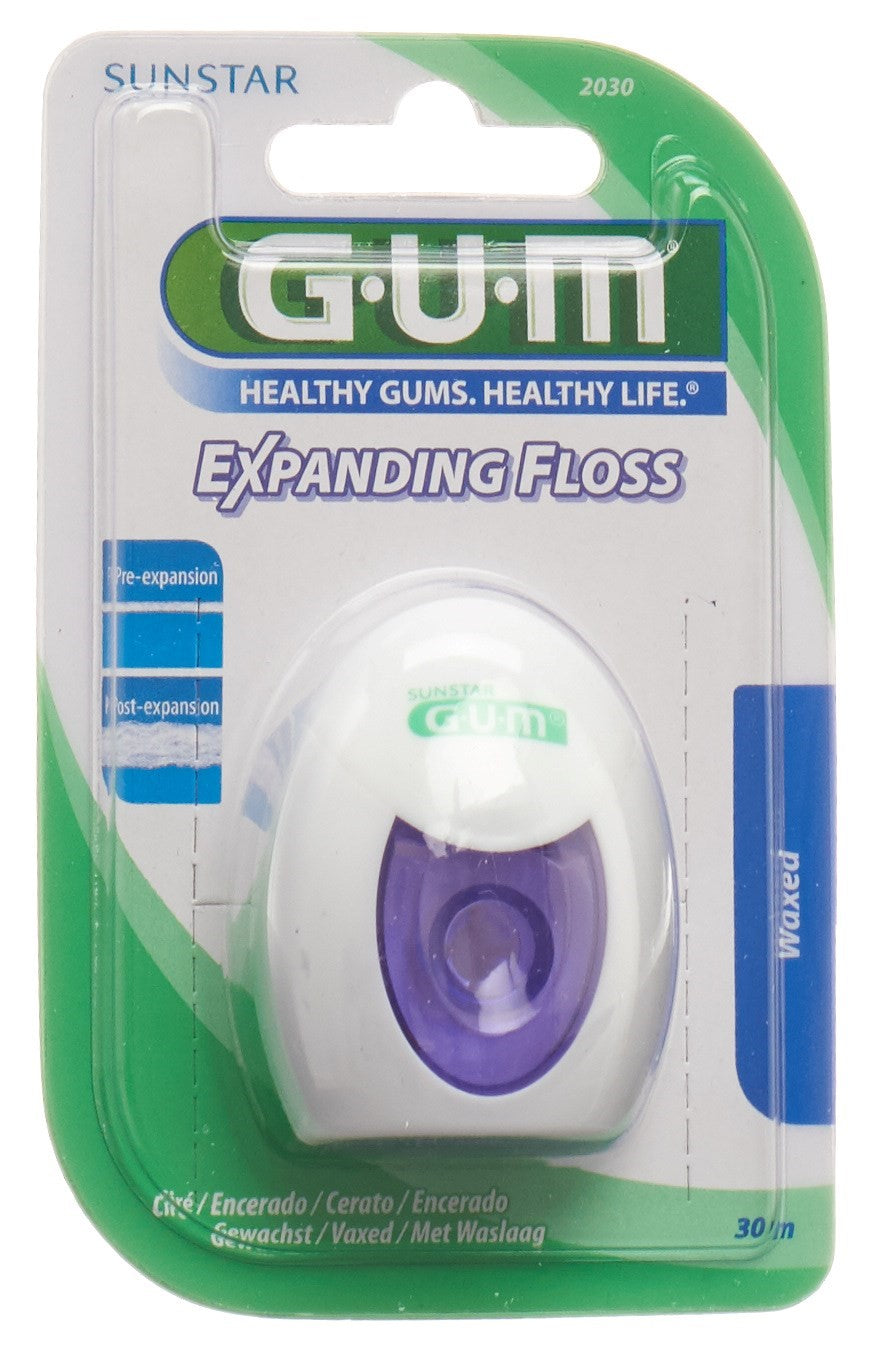 GUM Soie Dentaire Cirée 30m - Nettoyage Profond &amp; Protection | Soin Buccal Premium