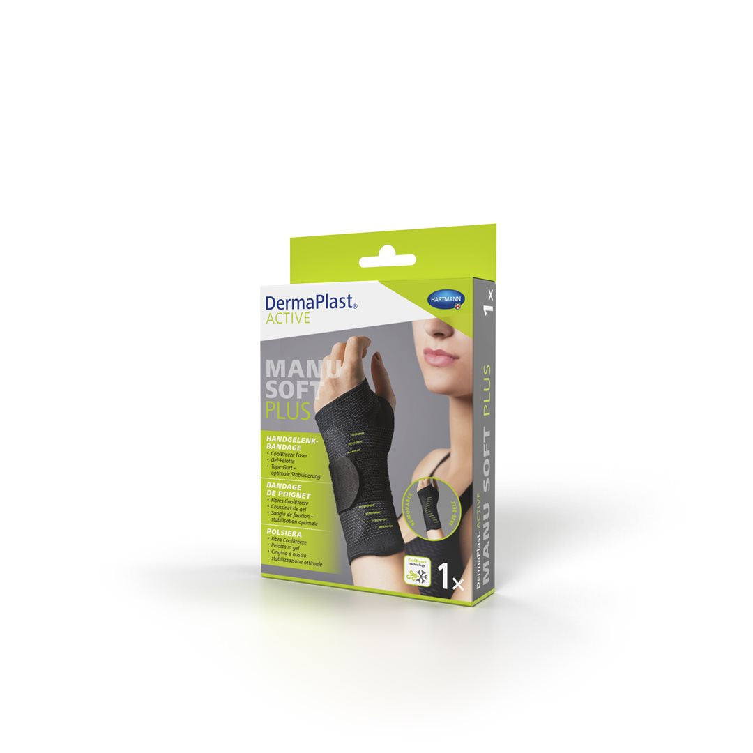 DERMAPLAST Active Bandeau Main Taille 2 15-17cm Confort Plus