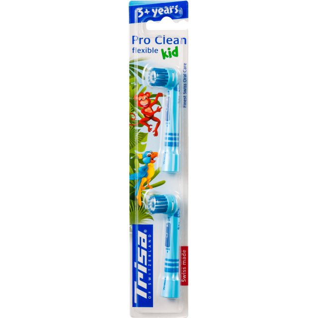 TRISA Refill Pro Clean Kid Duo Brosse à Dents Souple | Lot 2