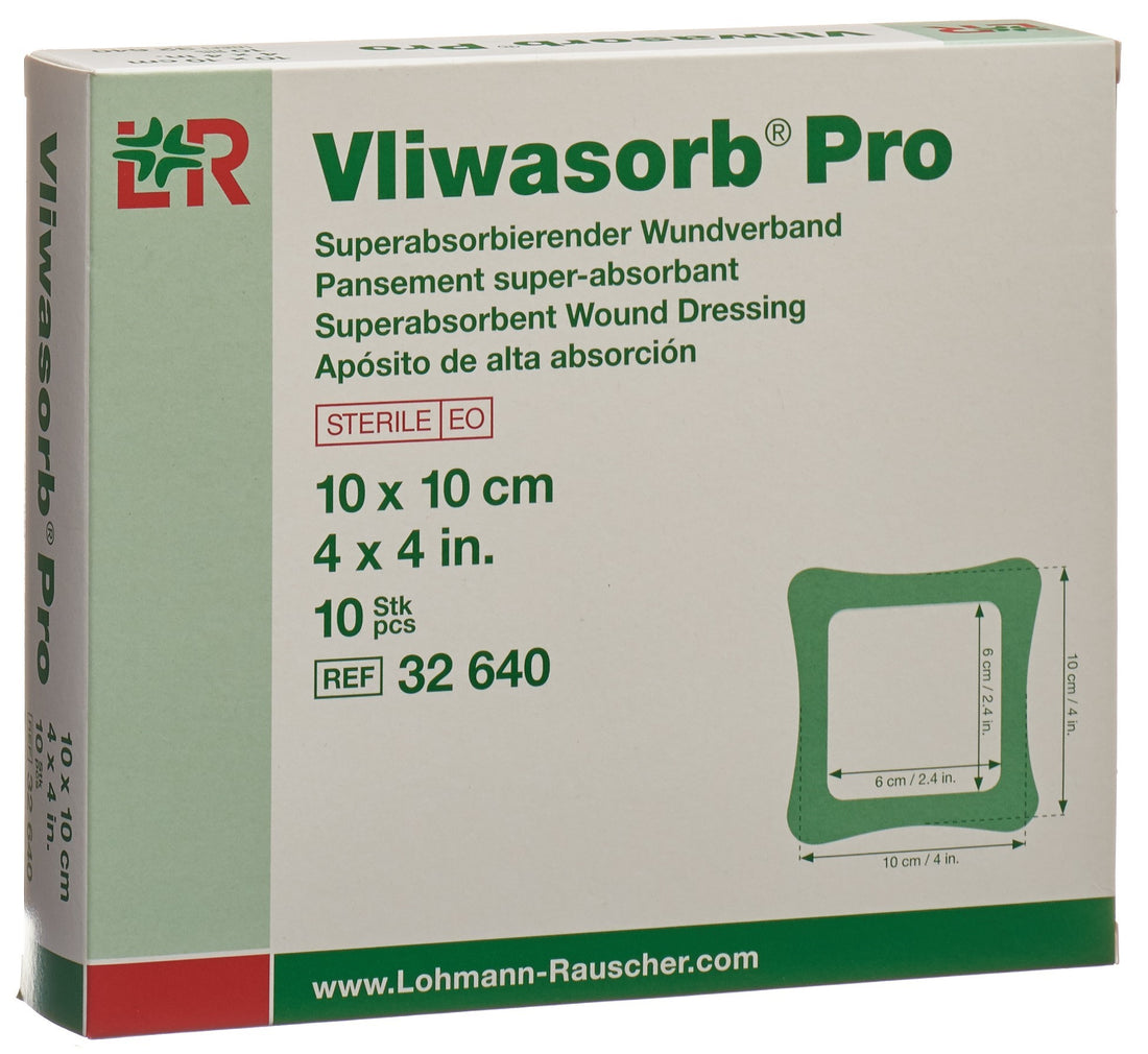 VLIWASORB Pro pansement 10x10cm 10 pce