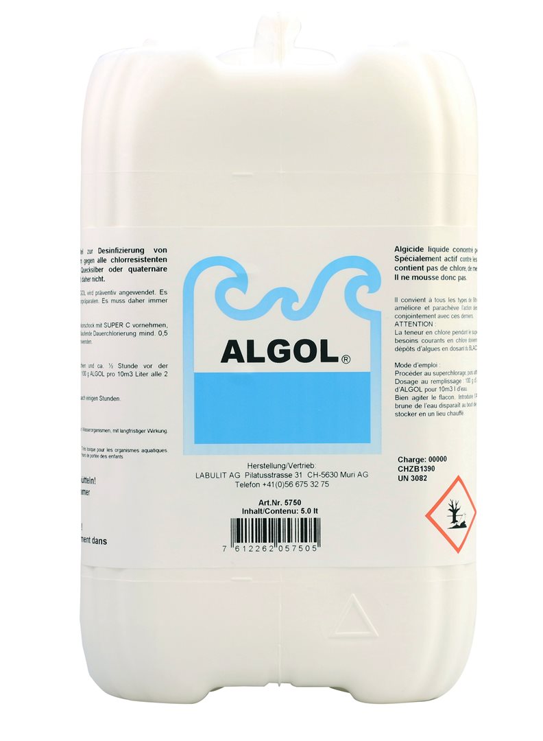 ALGOL Algues Liquide 5 L | Protection Efficace Piscine