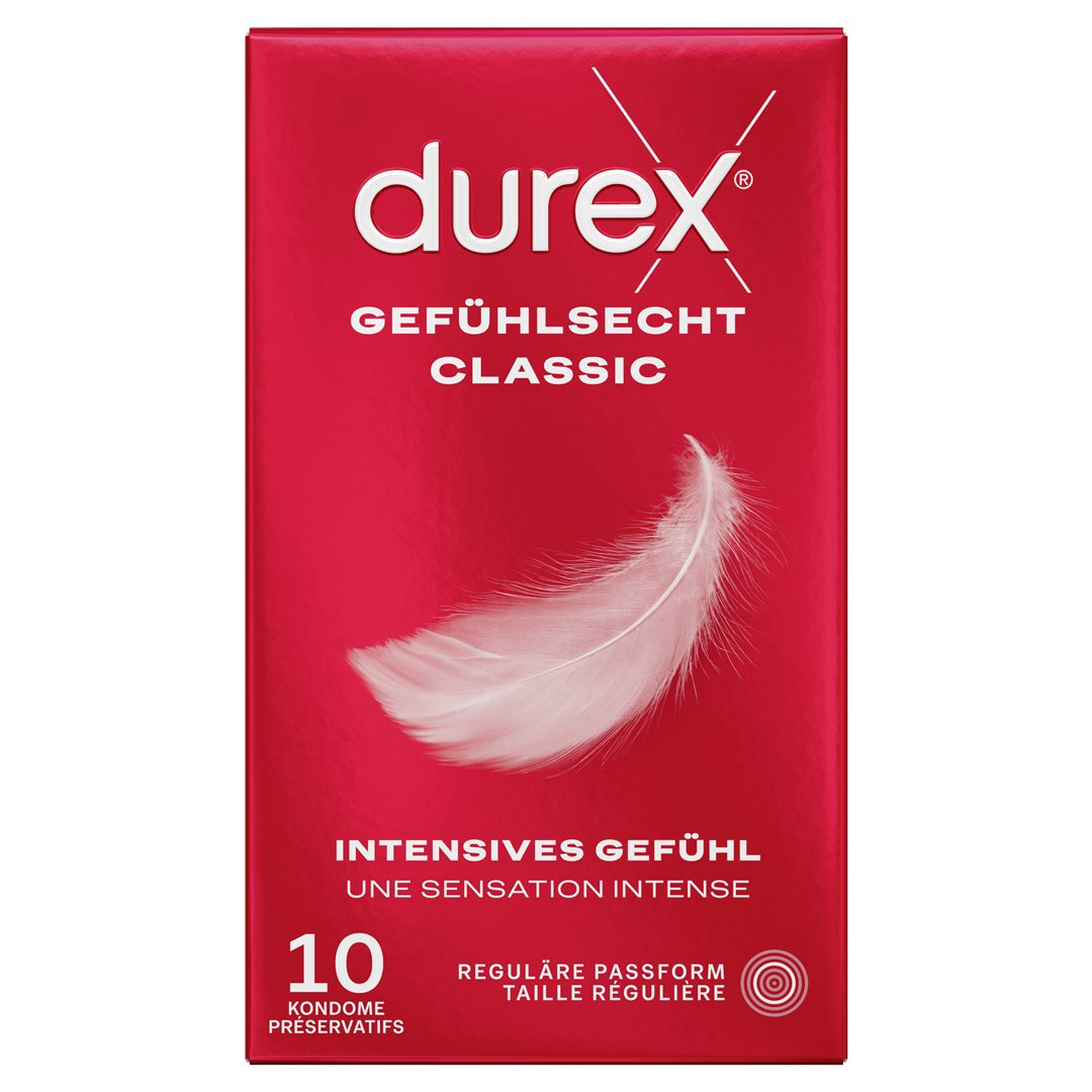 Durex Préservatif Sensoriel Classic 10 Pièces | Confort &amp; Plaisir