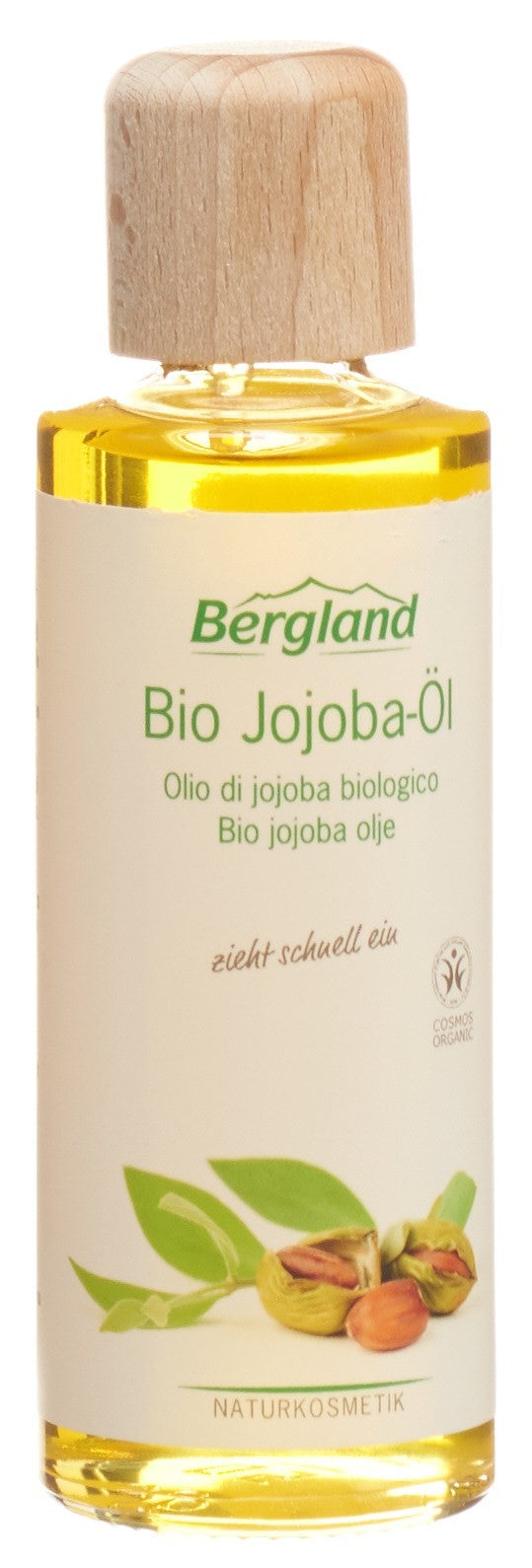 Bergland Huile de Jojoba Bio 125 ml | Soin Visage &amp; Corps