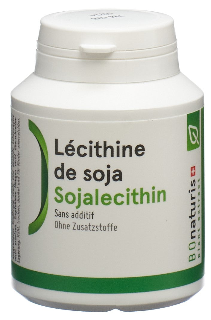 BIONATURIS Lécithine de Soja 500mg 120 Capsules | Soutien Cerveau &amp; Énergie