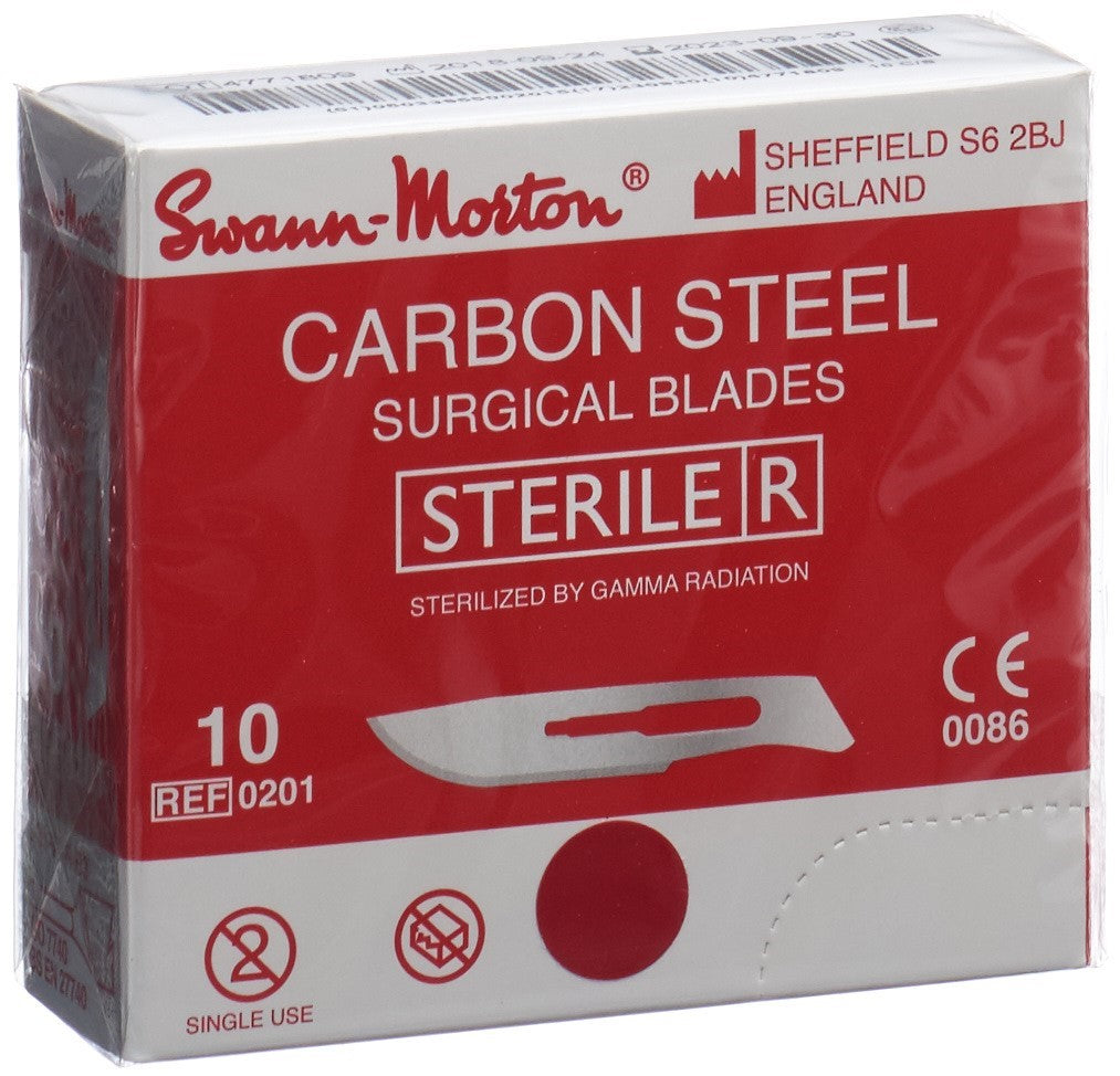SWANN-MORTON Lames de bistouri stériles Fig. 10 | 100 pièces