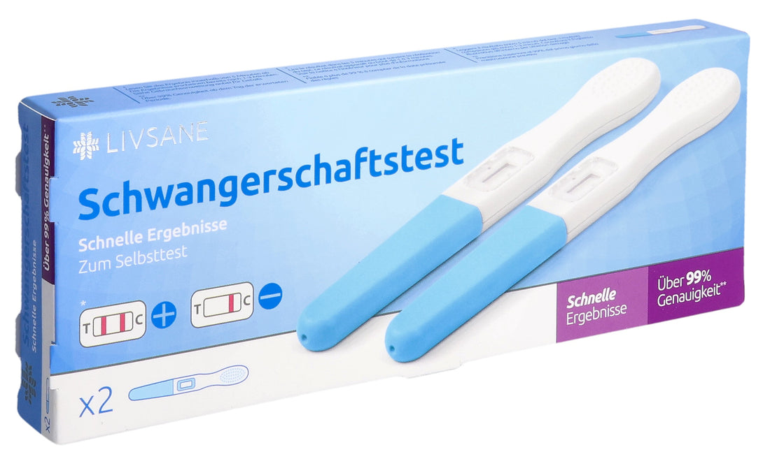 LIVSANE Test de Grossesse Rapide Fiable 2 Tests