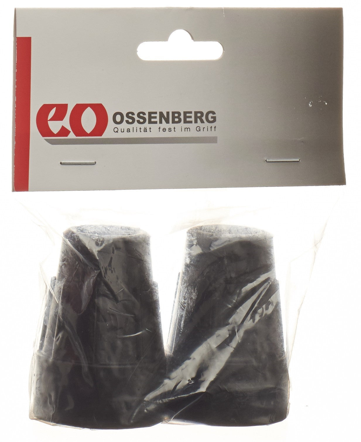 OSSENBERG Embout pour Béquilles 19mm Noir Antidérapant | 1 Paire