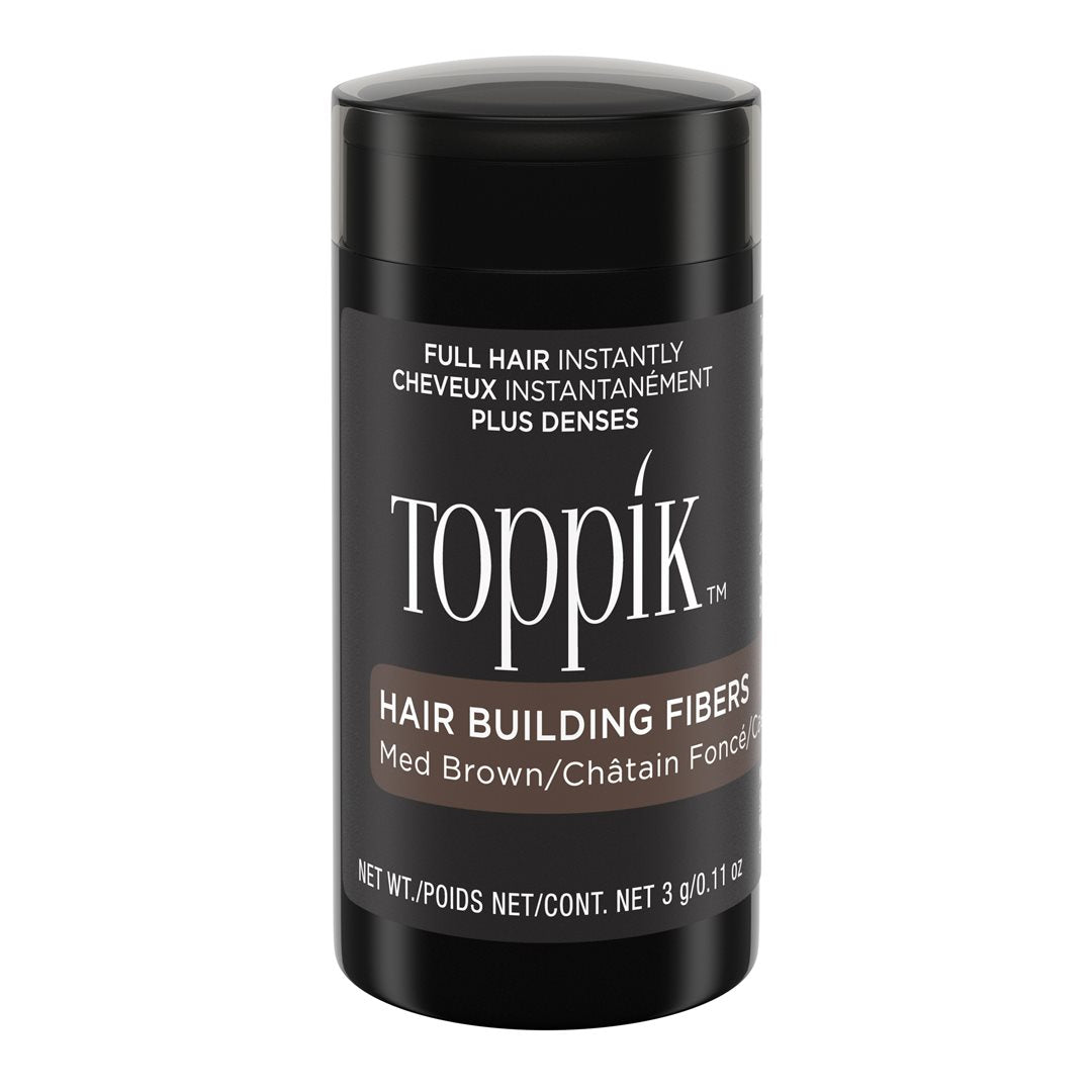 TOPPIK Fibres Capillaires Effet Naturel Medium Brown 12 g
