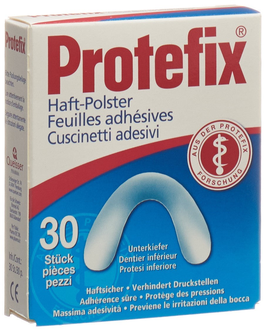PROTEFIX Coussin Adhésif Mâchoire Inférieure Confort &amp; Maintien | 30 Pièces