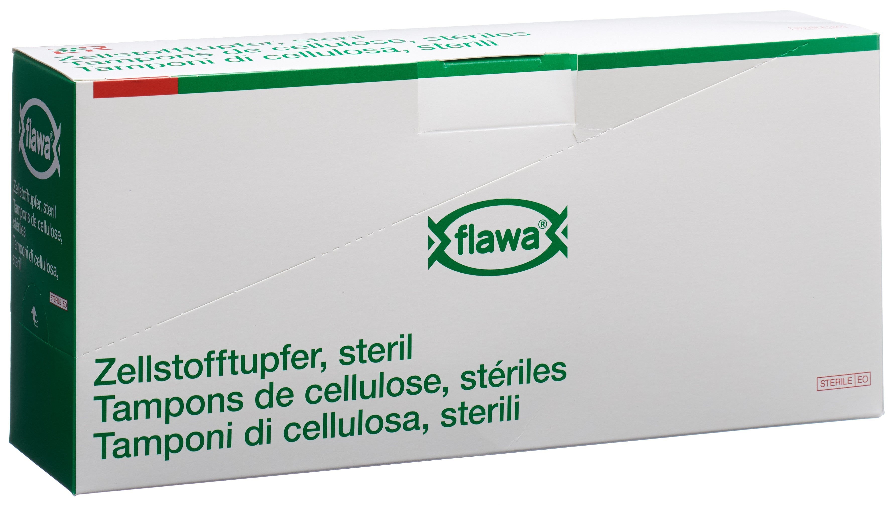 FLAWA Tampons ouate stériles 4x5cm | Soin et hygiène 70 x 2 pièces