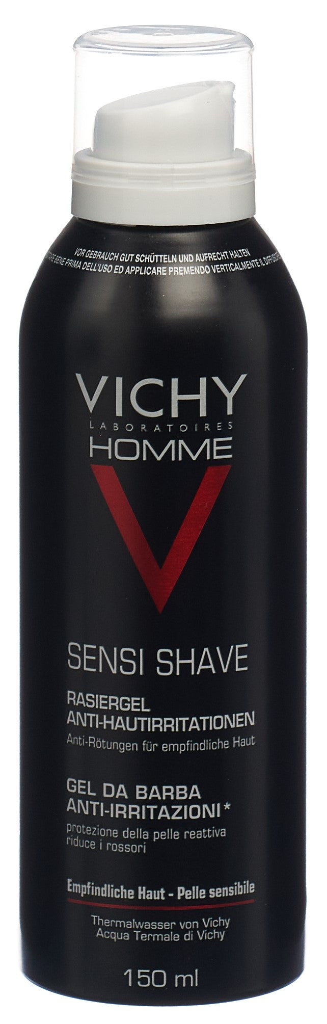 VICHY Homme gel de rasage anti-irritations 150 ml