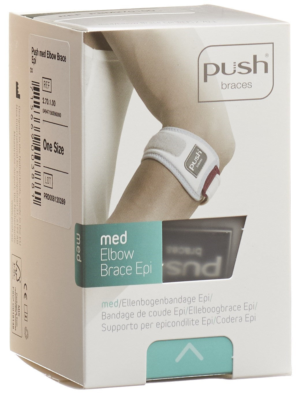 PUSH MED Épicondylite Coudière Soulagement Douleur | Taille Unique