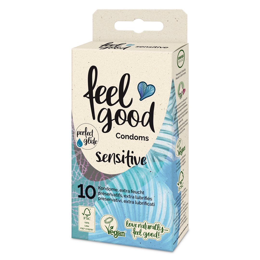 FEELGOOD Préservatif Sensitive 10 Pièces | Confort &amp; Protection